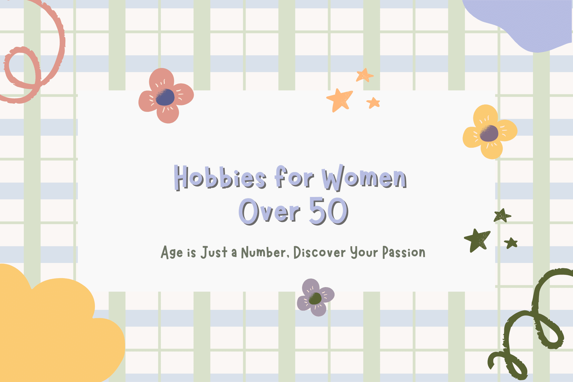 hobbies for women over 50