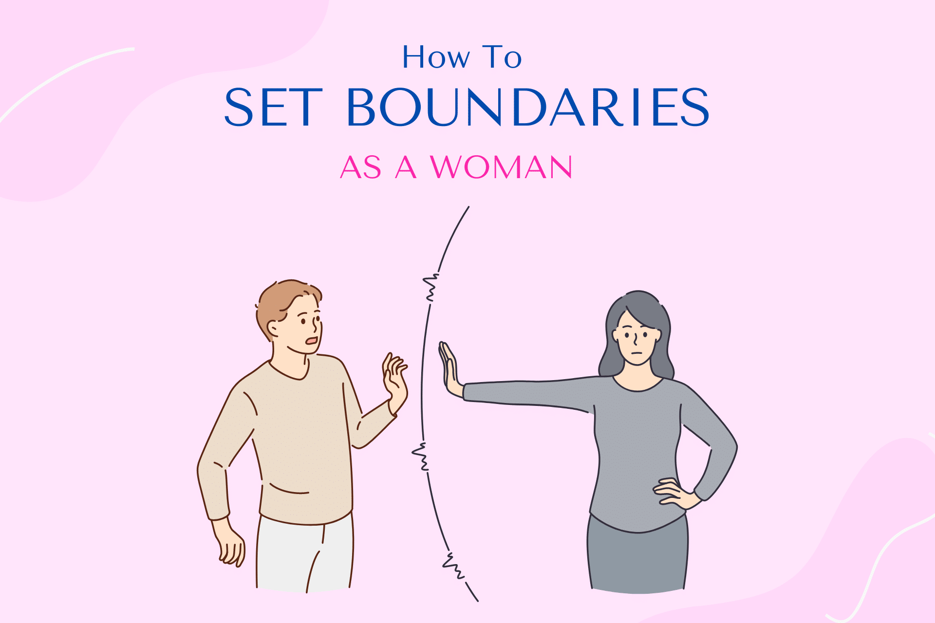 how to set boundaries as a woman