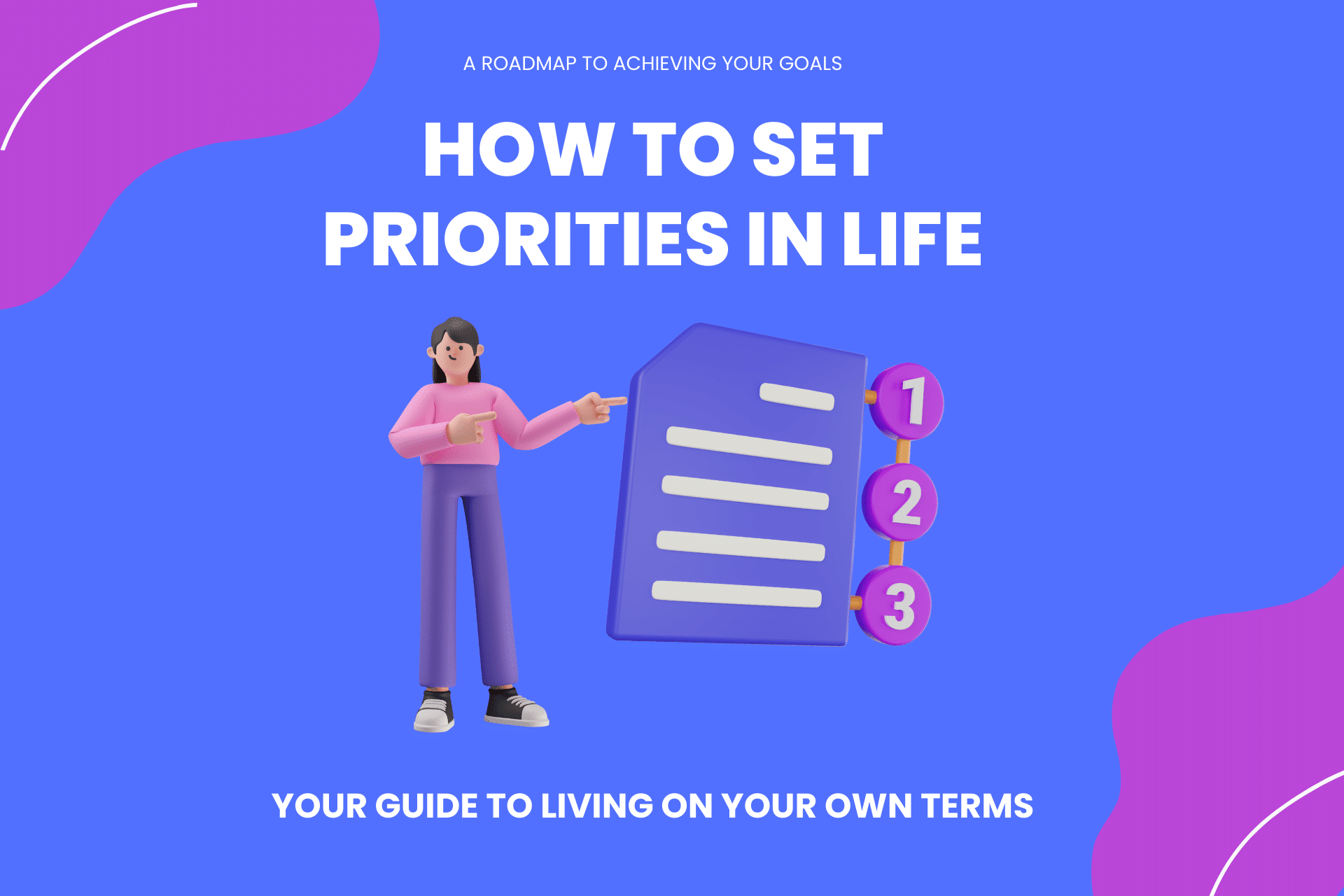 how to set priorities in life