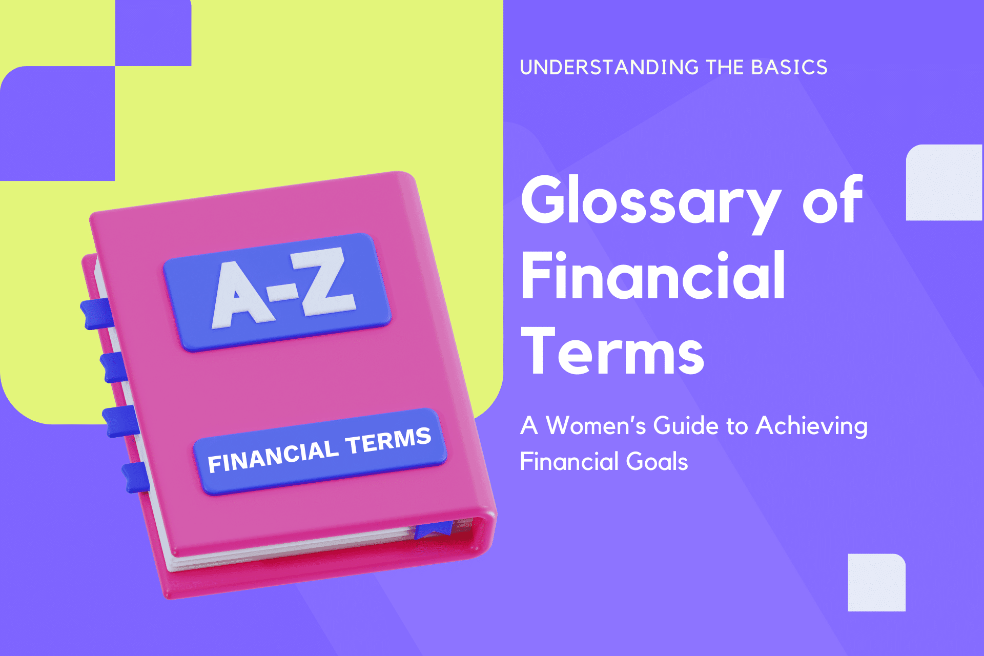 glossary of financial terms for women