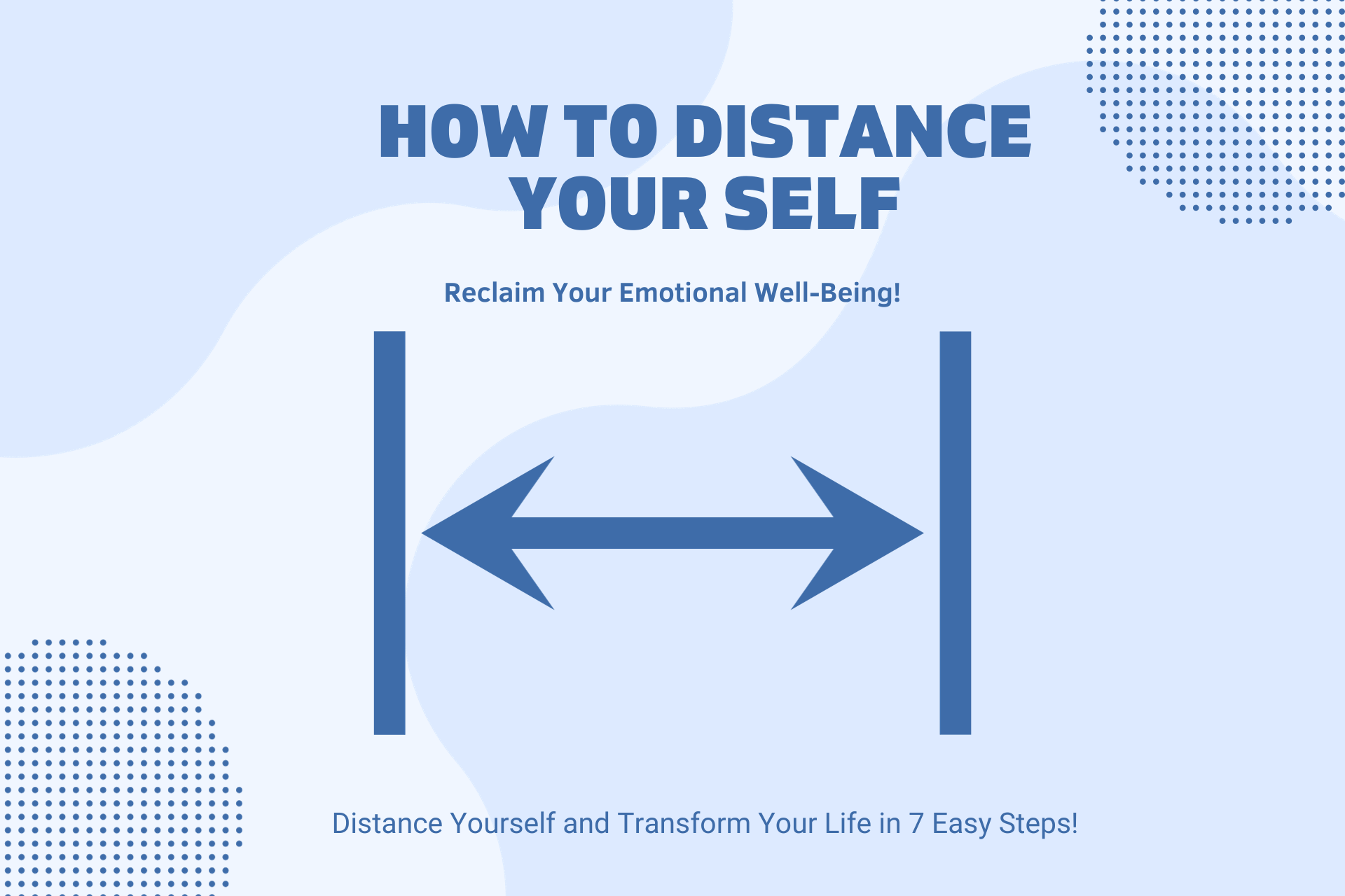 how to distance yourself