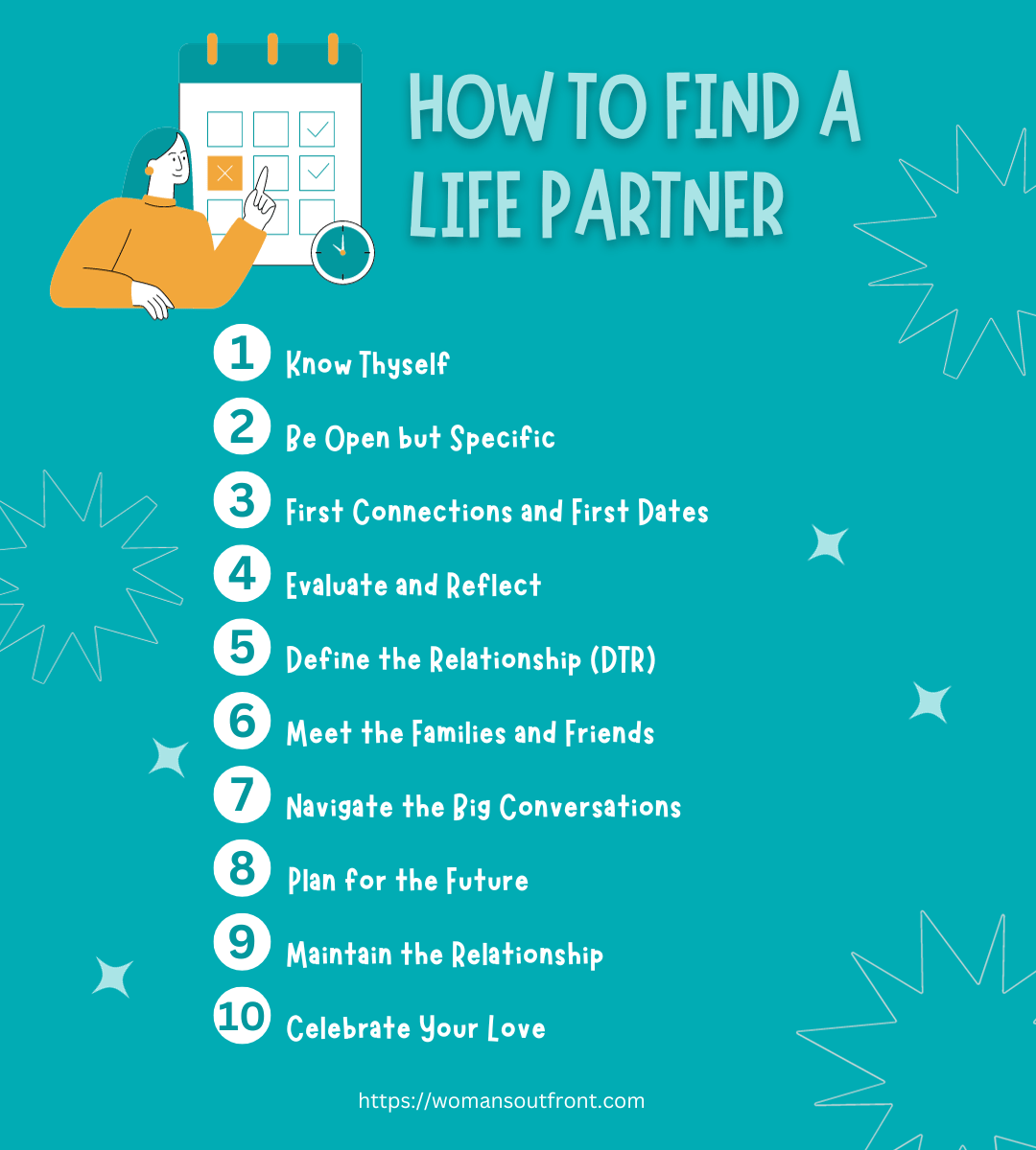 how to find a life partner infographic