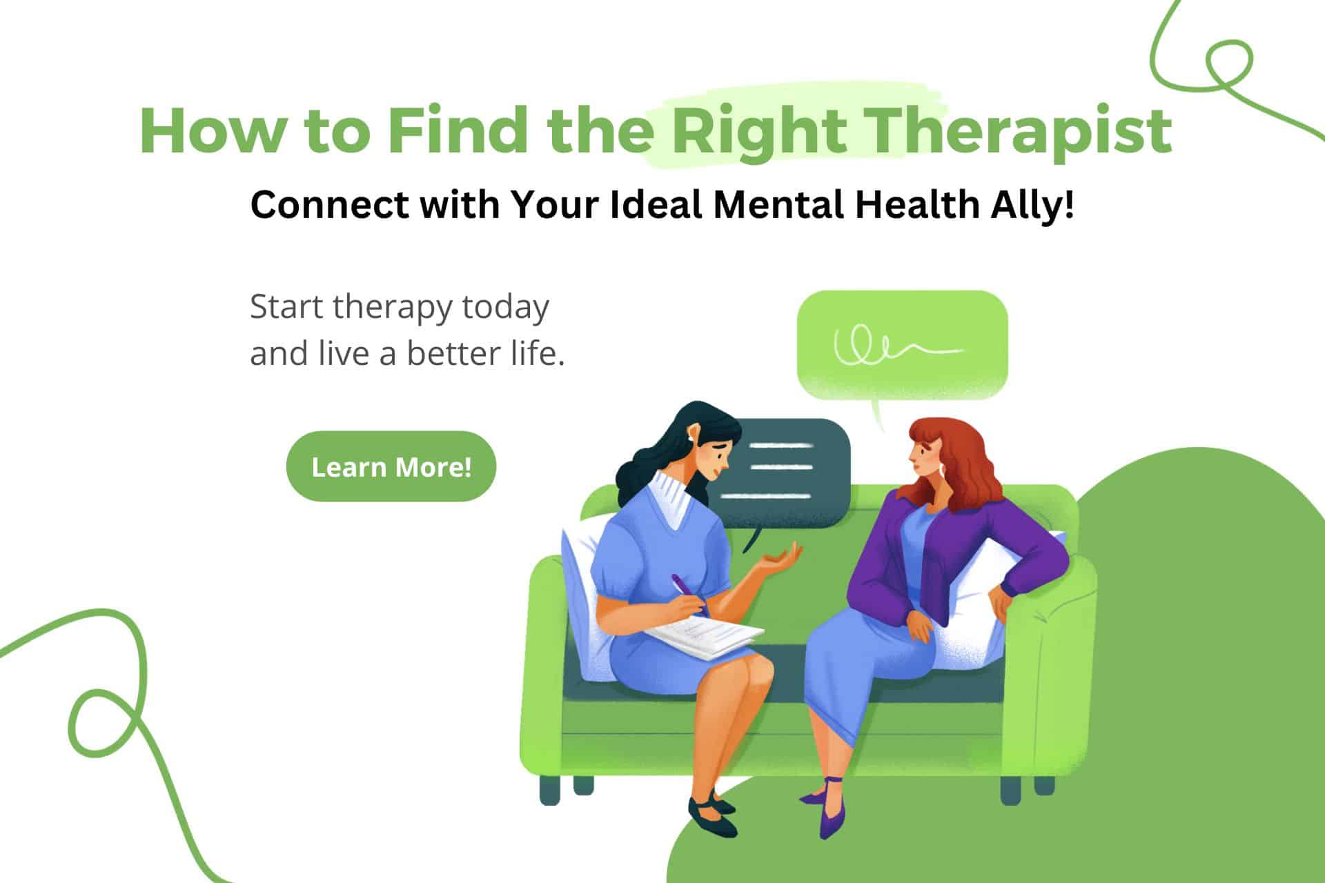 how to find the right therapist