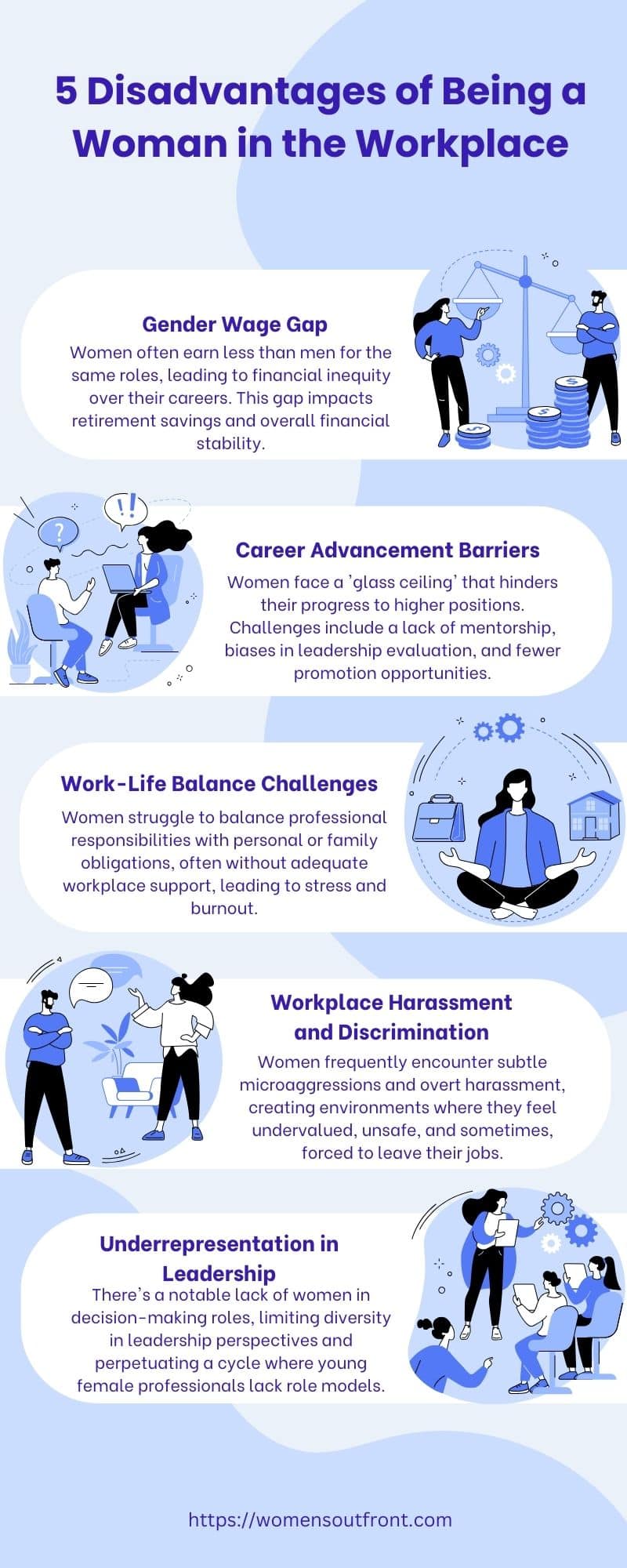 5 disadvantages of being a woman in the workplace 