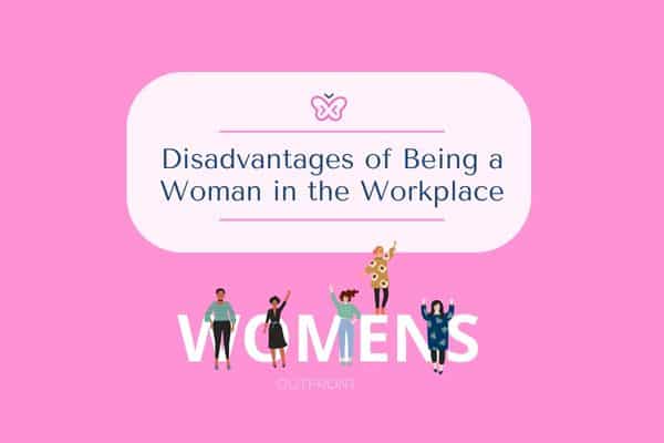 disadvantages of being a woman in the workplace graphic