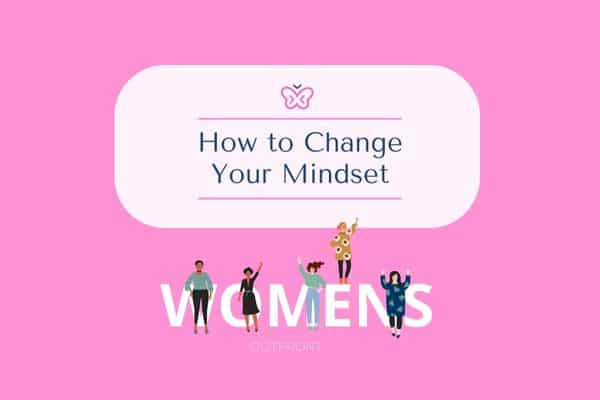how to change your mindset graphic.